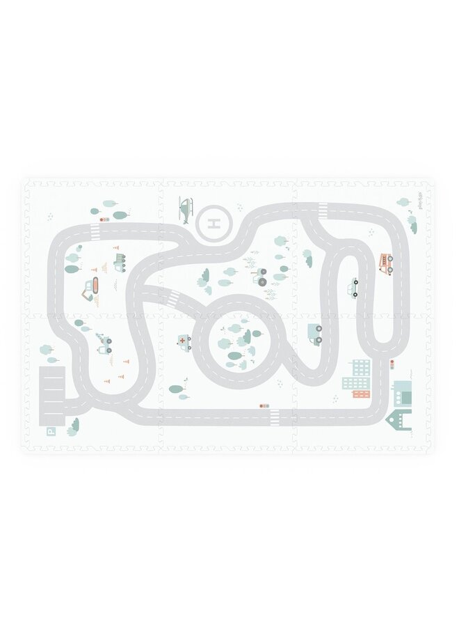 Tiloo Puzzelmat - Roadmap/Icons - Play & Go