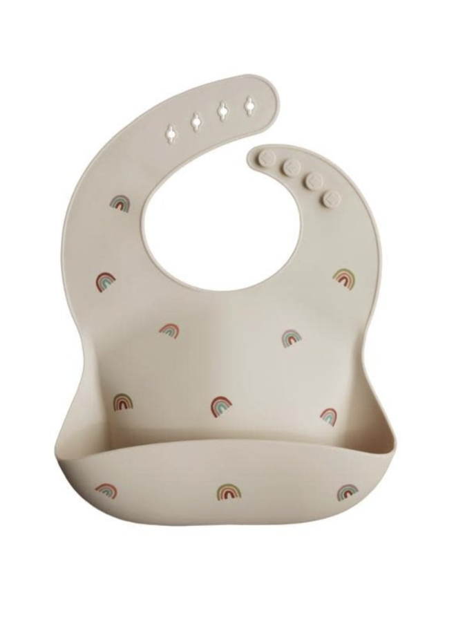 Silicone Bib - Rainbow - Mushie