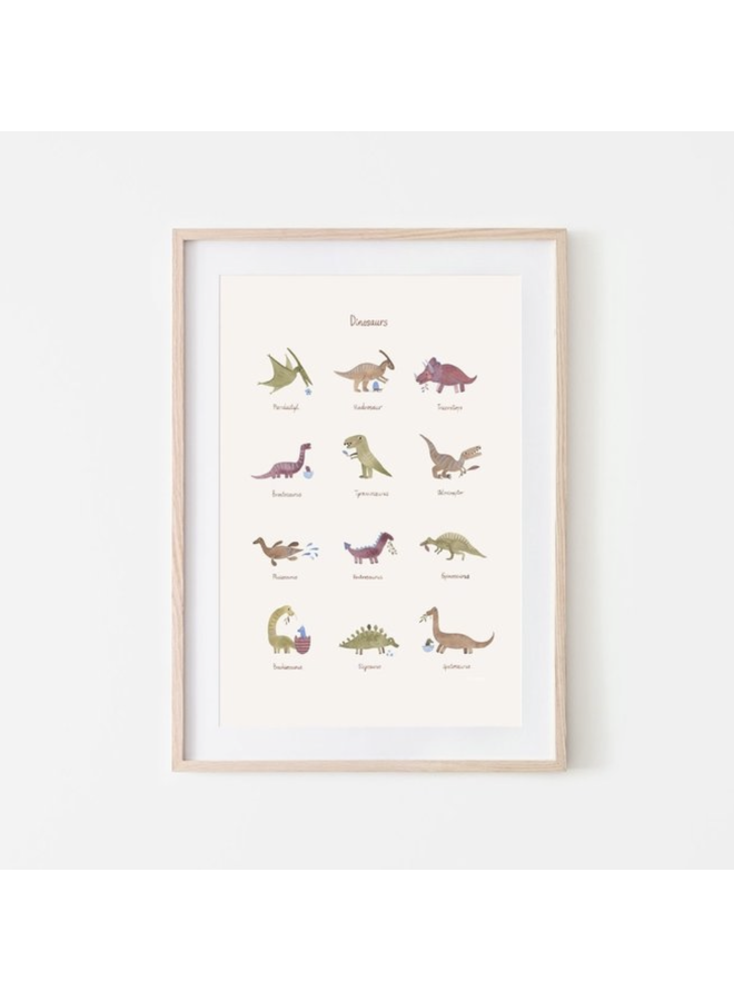 Poster - Medium - Dinosaurs - Mushie