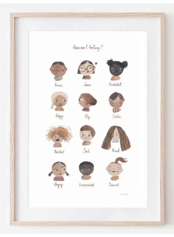 Poster - Medium - Feelings - Mushie