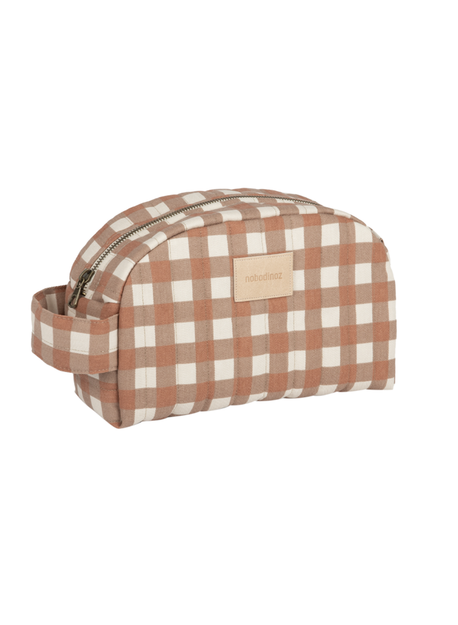 Toilettas Hyde Park - Terracotta Checks - Nobodinoz