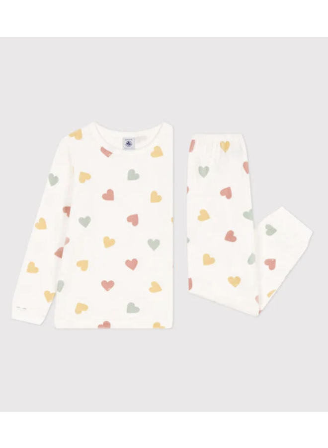 Junior Pyjama - Color Hearts - Petit Bateau