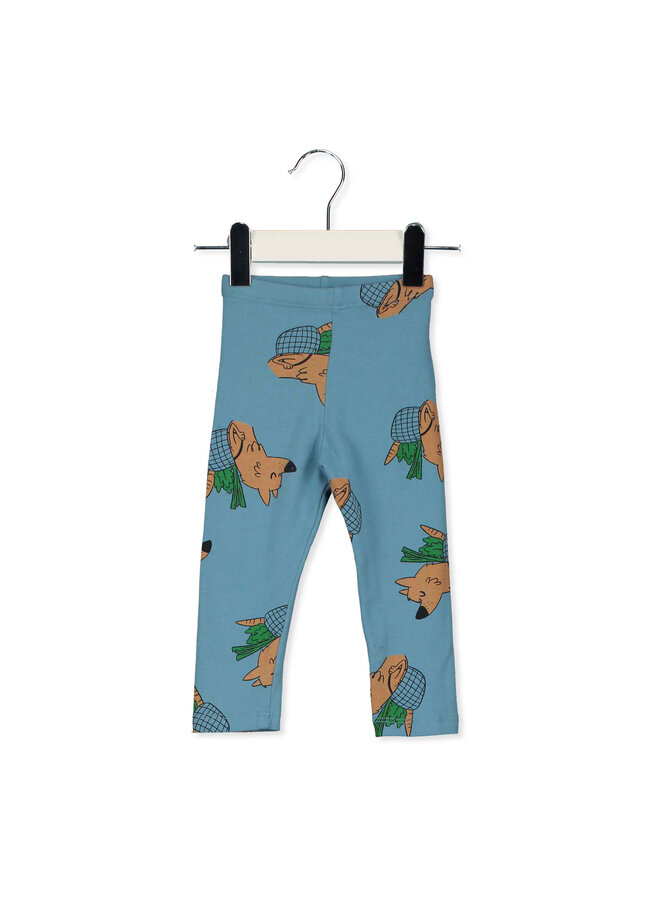 Baby Leggings Wolfs - Blue - Lotiekids