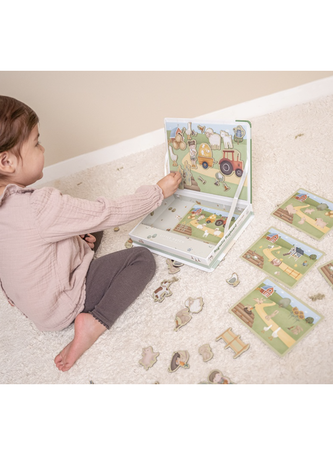 Magnetisch speelbord Little Farm - Little Dutch