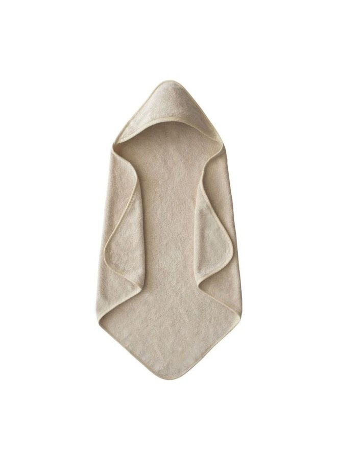 Baby Hooded Towel - Fog - Mushie