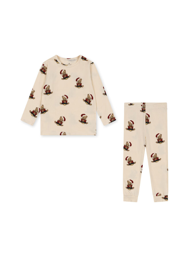 Pyjama Holiday - Christmas Teddy - Konges Slojd