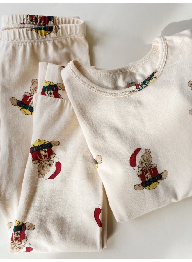 Pyjama Holiday - Christmas Teddy - Konges Slojd