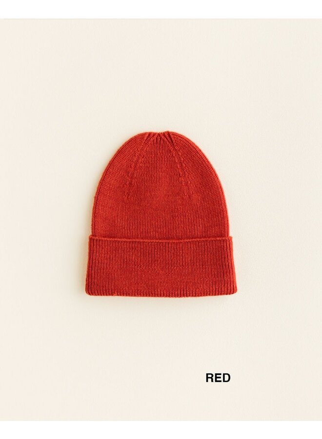 Beanie Newborn - Red - HVID