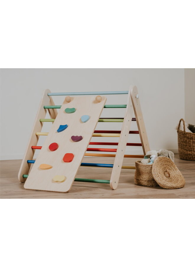 Triangle/Swedish Wall 2 in 1 - Colorful - Leg & Go