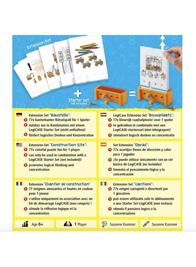 Logicase 6+ Uitbreidingsset Bouwplaats - Haba