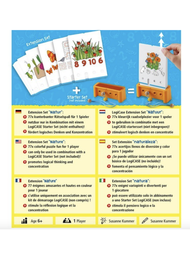 Logicase 6+ Uitbreidingsset Natuur - Haba