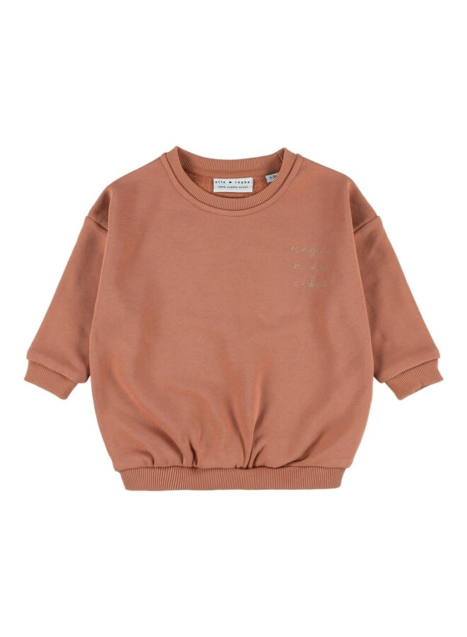 Sweater Mini - Brick Dust - Elle & Rapha