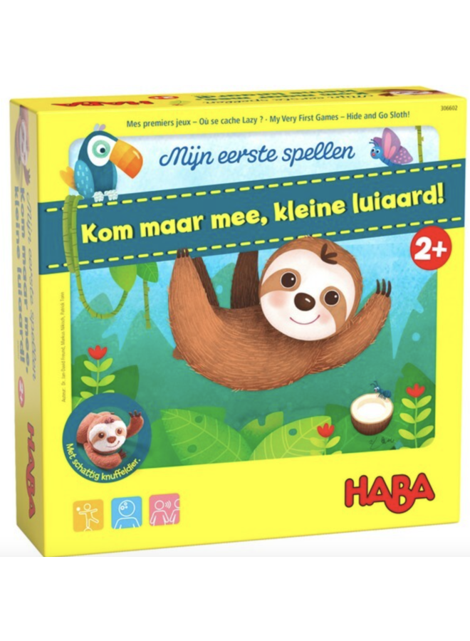 Mijn eerste spellen 2+ - Kom maar mee Luiaard - Haba