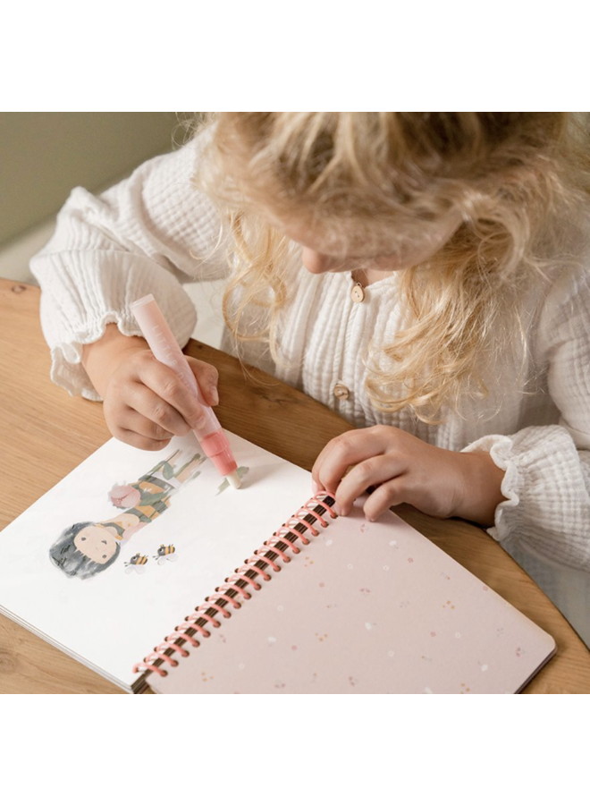 Waterkleurboek Rosa & Friends - Little Dutch