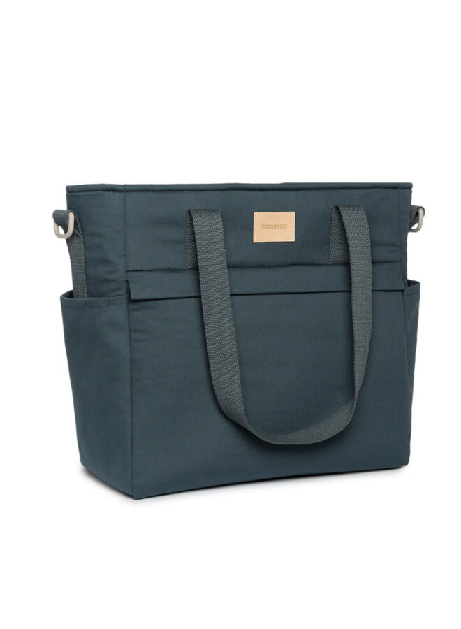 Luiertas - Baby on the go carbon blue - Nobodinoz