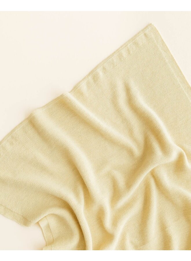 Blanket Felix - Light Yellow - HVID