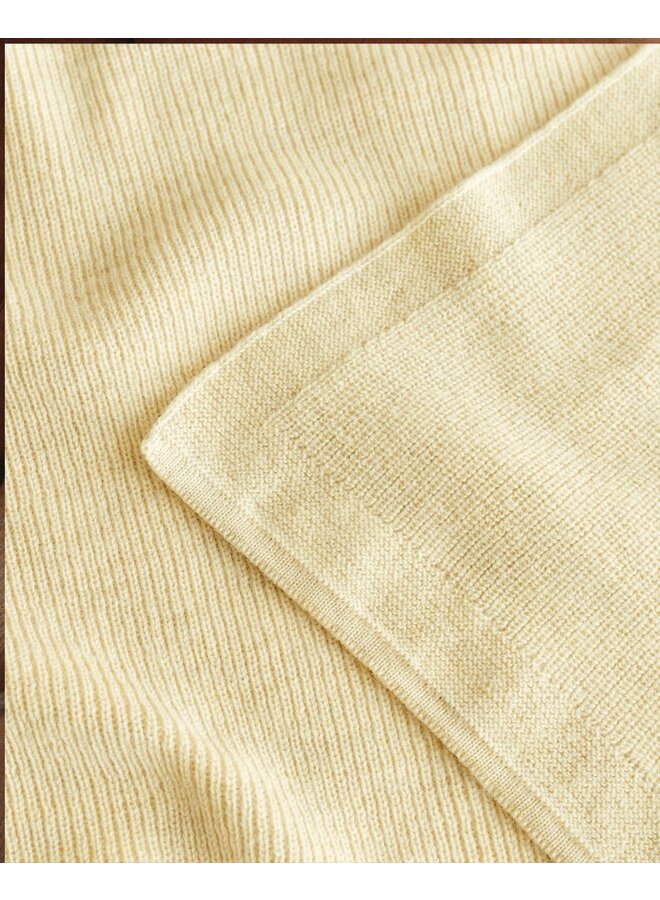 Blanket Felix - Light Yellow - HVID