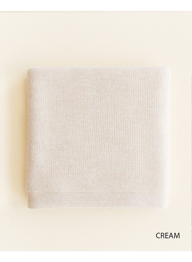 Blanket Felix - Cream - HVID