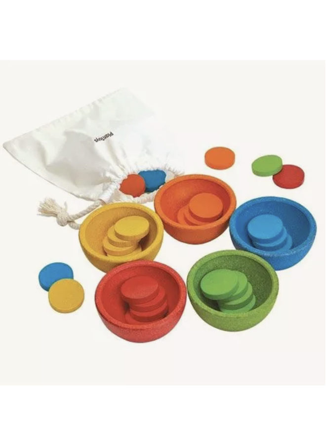 Sorteer & Tel Cups - Plan Toys