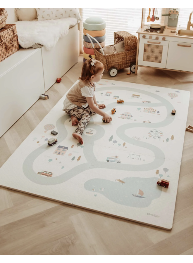 EVA Puzzelmat - Village/Terrazzo - Play & Go