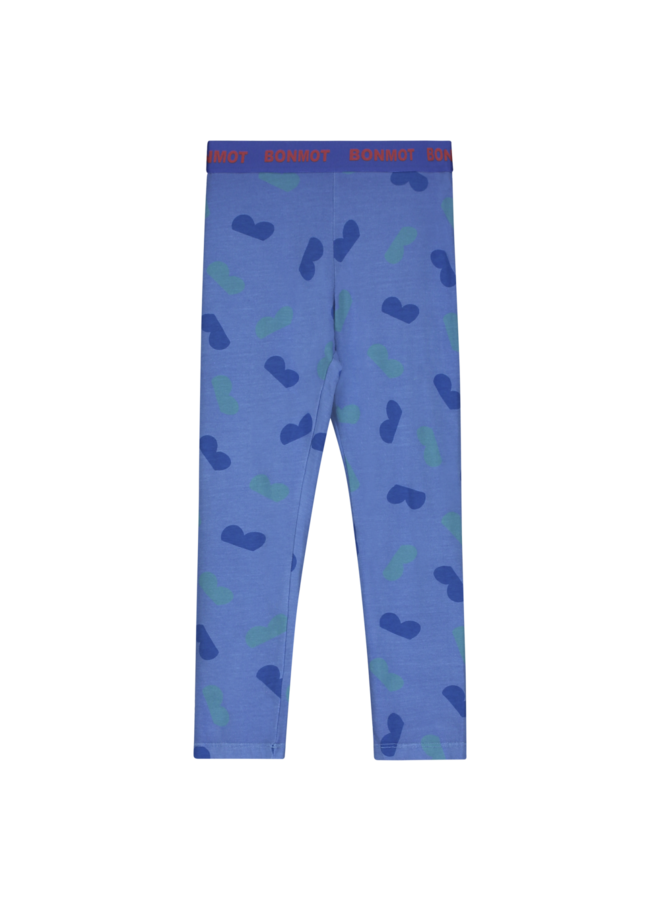 Legging Allover Halfs - Mid Blue - Bonmot