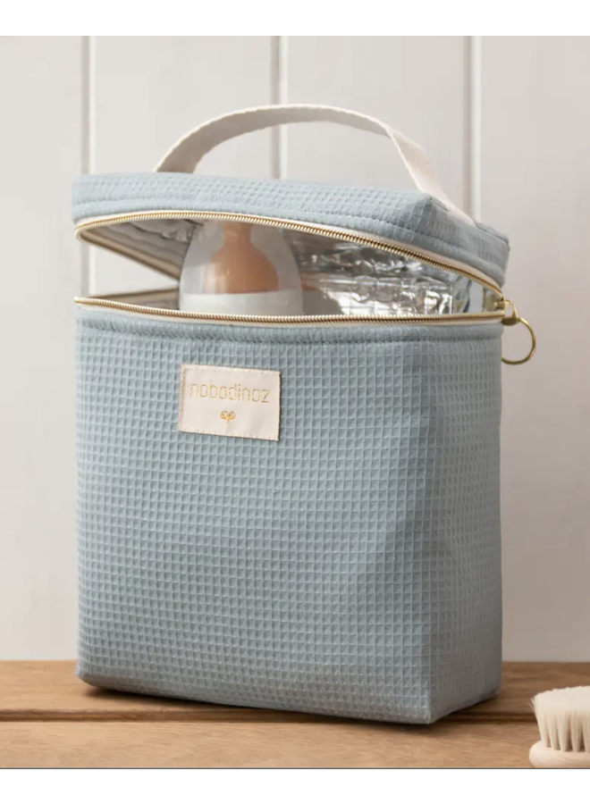 Concerto insulated Lunch Bag - Stone Blue - Nobodinoz