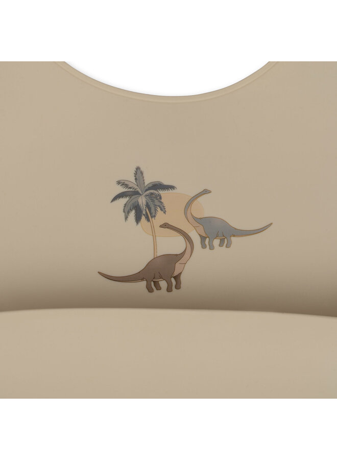 2 Pack Silicone Bib - Dino - Konges Slojd