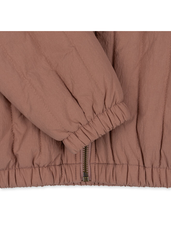 Juno Frill Bomber Jacket - Cameo Brown - Konges Slojd