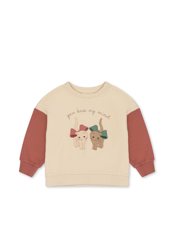 Loupy Lou Sweat Shirt - Sand Rose - Konges Slojd