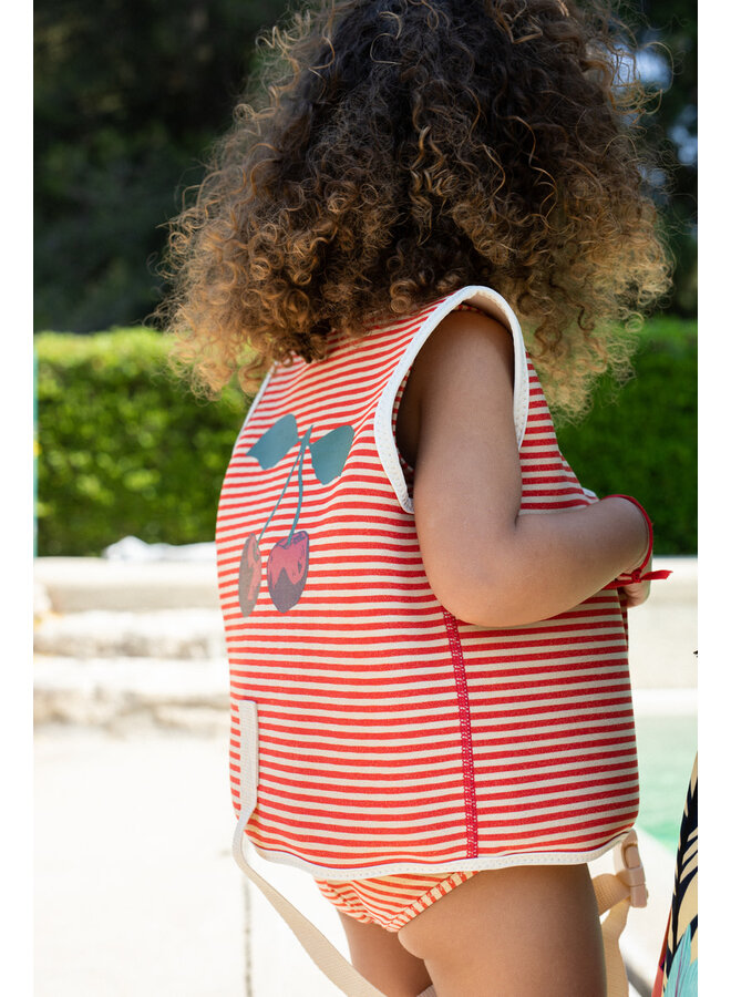 Float Vest Frill - Glitter Stripe - Konges Slojd