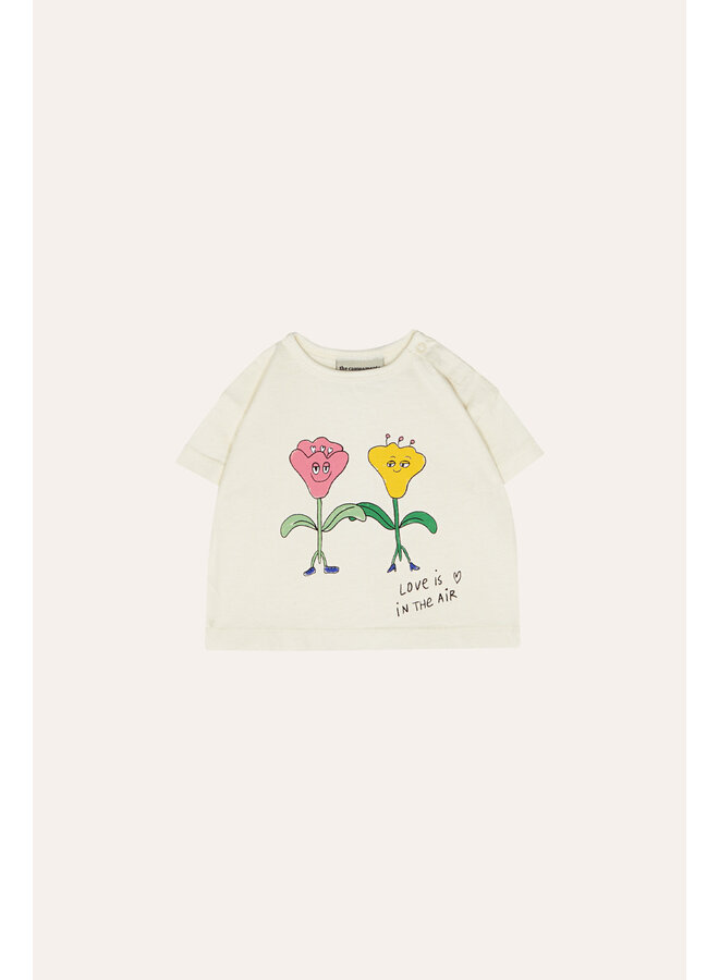 Love Is In The Air Baby T-Shirt - Ecru - The Campamento