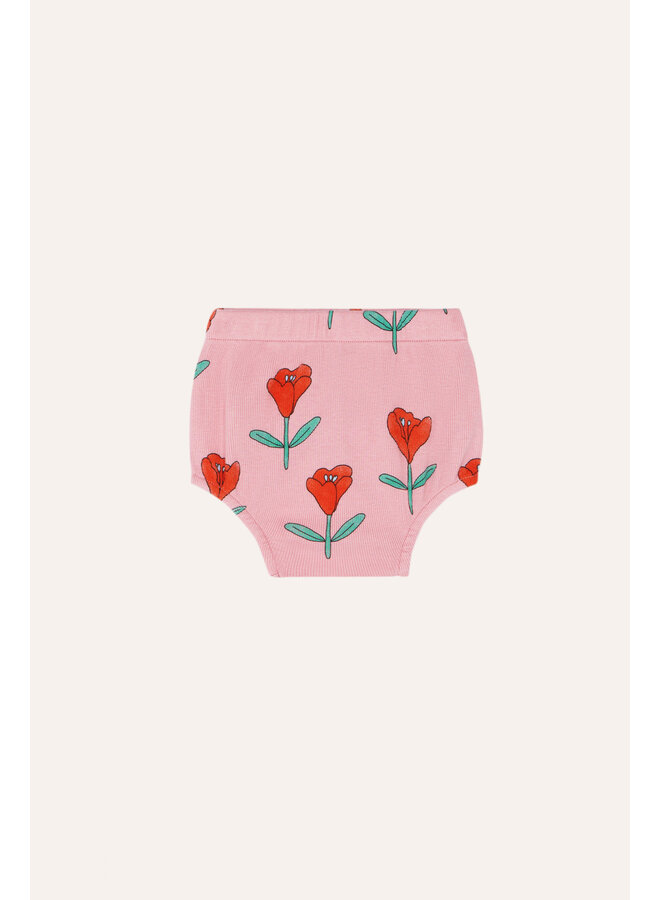 Tulips Allover Baby Bloomer - Pink - The Campamento