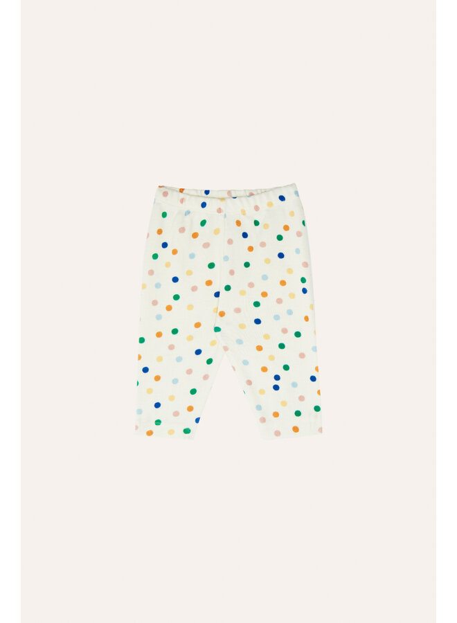 Dots Allover Baby Leggings - Ecru - The Campamento