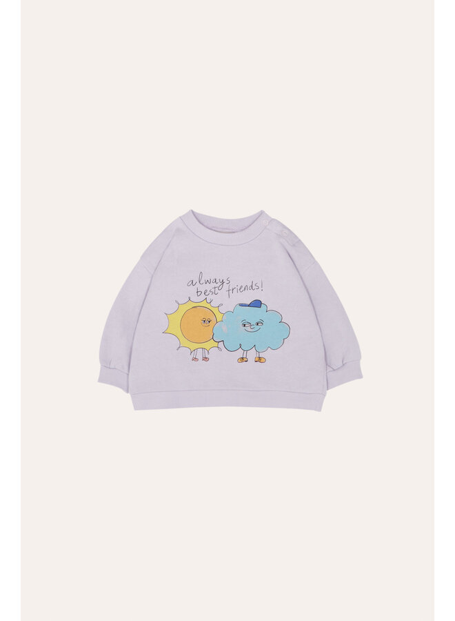 Best Friends Baby Sweatshirt - Blue - The Campamento