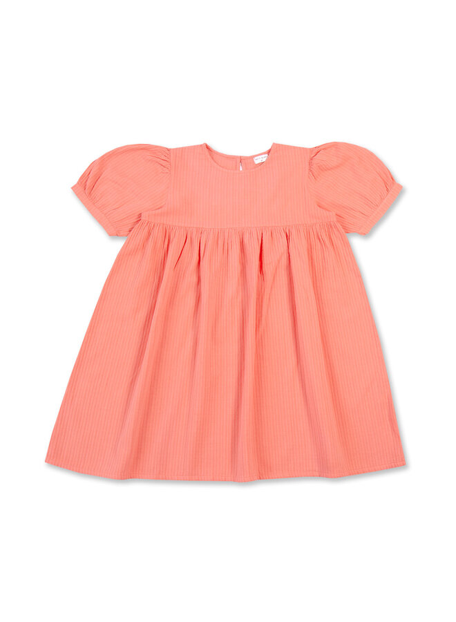 Puff Sleeve Dress - Shell Pink - Petit Blush