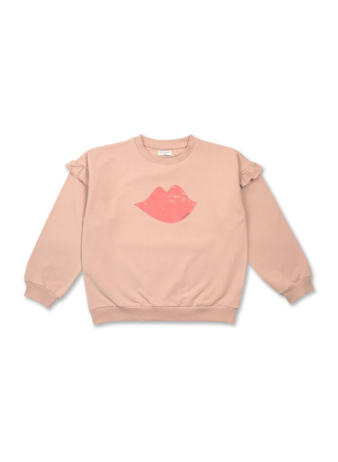 Ruffle Sweater Kiss - Brazilian Sand - Petit Blush