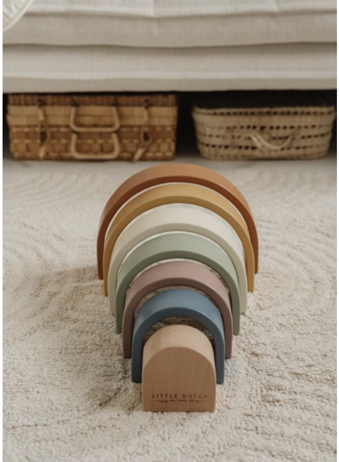 Vintage Regenboog Stapelaar - Little Dutch