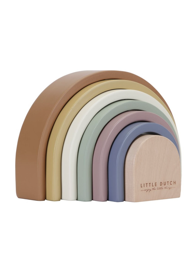 Vintage Regenboog Stapelaar - Little Dutch