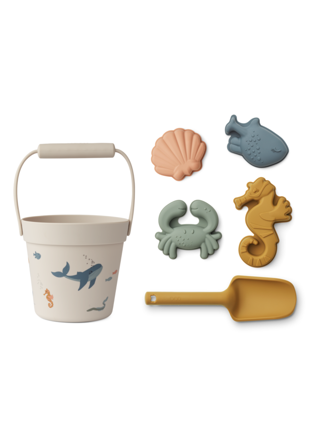 Dante Sea Creature Beach Set - Sandy - Liewood