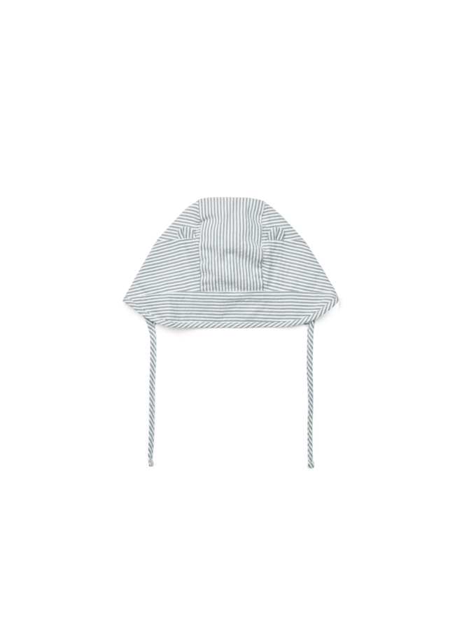 Rae Baby Stripe Sun Hat - Stripe Blue/Creme - Liewood