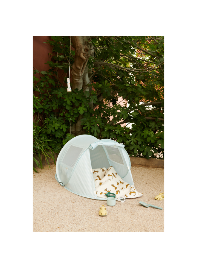 Bjork Tent - Stripe Blue/Creme - Liewood