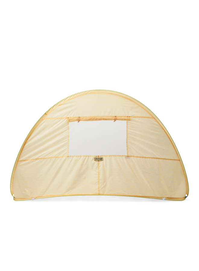 Cassie Pop Up Tent - Stripe Yellow/Creme - Liewood