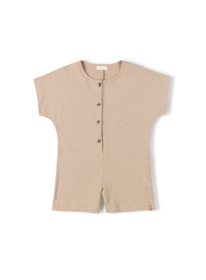 Row Playsuit - Dust Stripe - Nixnut