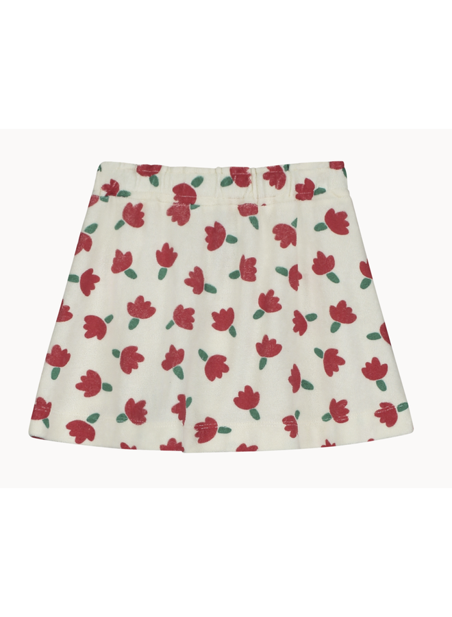 Mini Skirt Flowers - Ivory - Bonmot