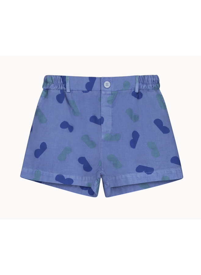 Short Allover Halfs - Mid Blue - Bonmot