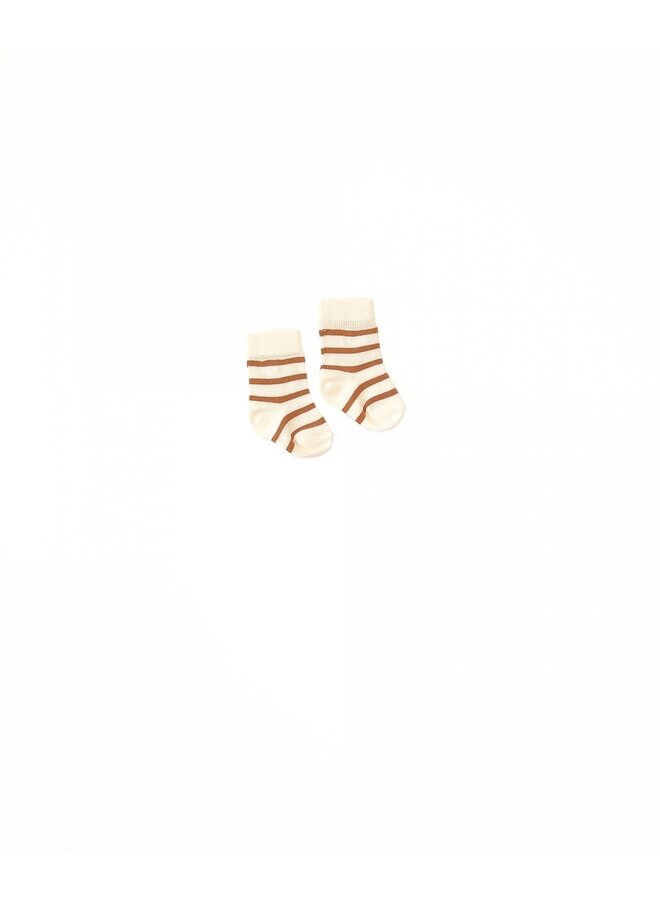 Striped Socks - Brown - Play Up