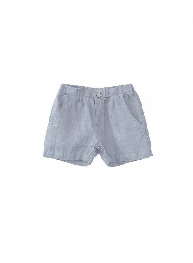 Linen Shorts - Sea - Play Up Junior