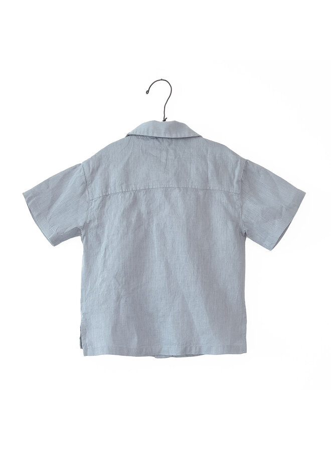 Linen Shirt - Sea - Play Up Junior