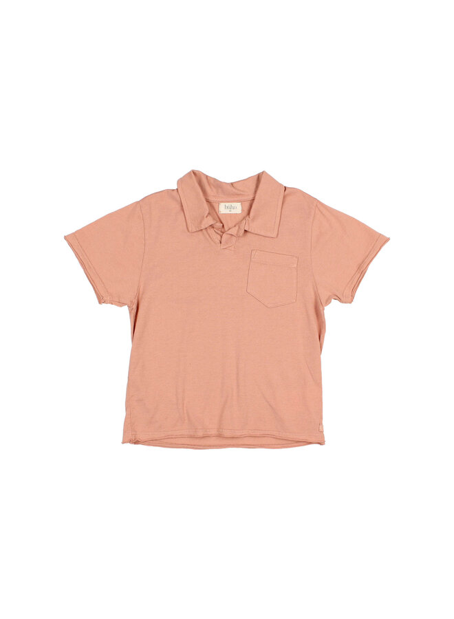 Polo T-Shirt - Rose Clay - Buho Kids