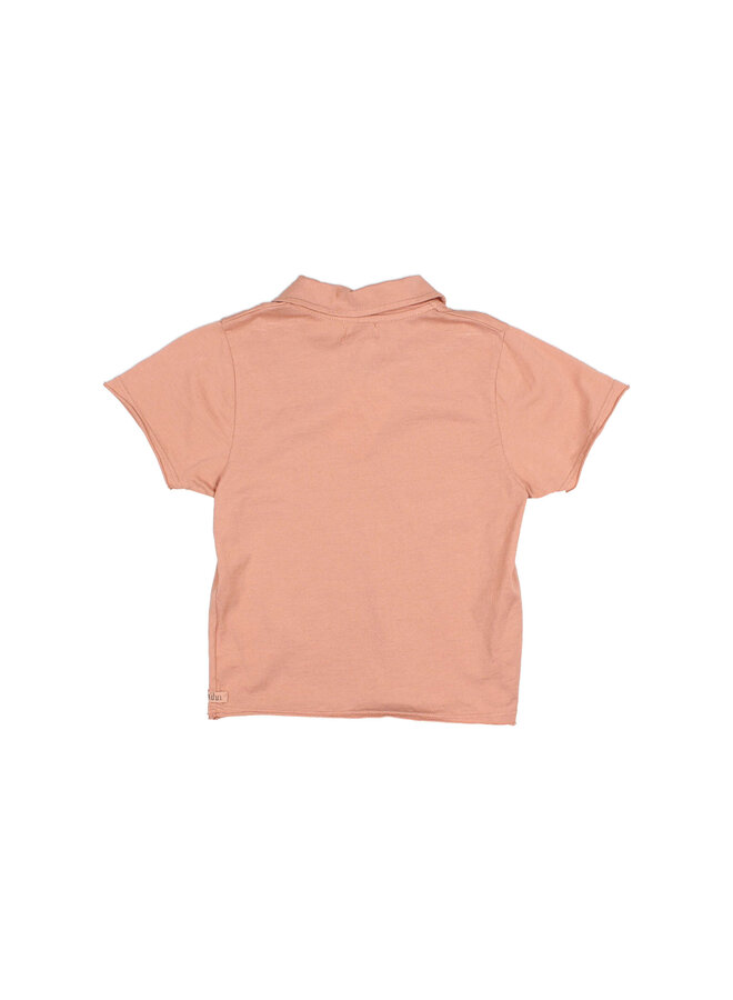 Polo T-Shirt - Rose Clay - Buho Kids